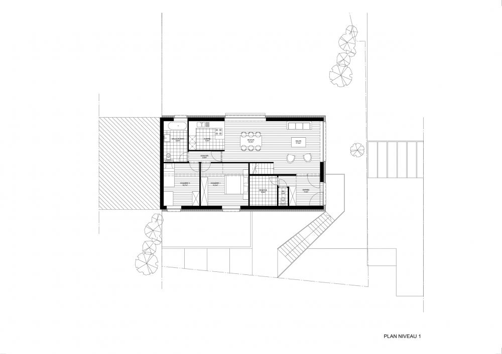 plan 1er étage projet Cigale